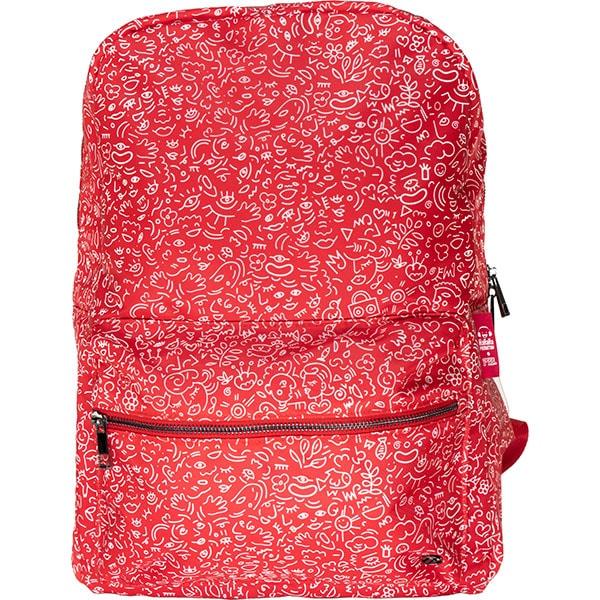 Mochila para portátil HAMA HaHaHa Feel, hasta 40 cm, 15.6", Rojo