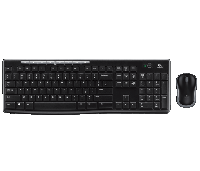 Комплект клавиатура с мишка LOGITECH MK270 Black - 920-004508