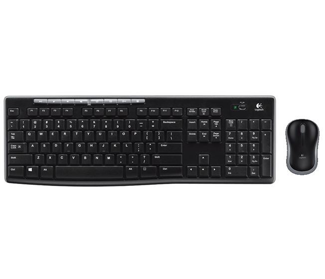 Комплект клавиатура с мишка LOGITECH MK270 Black - 920-004508