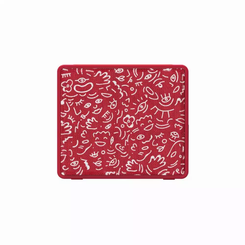Блутут мобилна колонка HAMA колонка Pocket HaHaHa Feel, 3 W, Червен