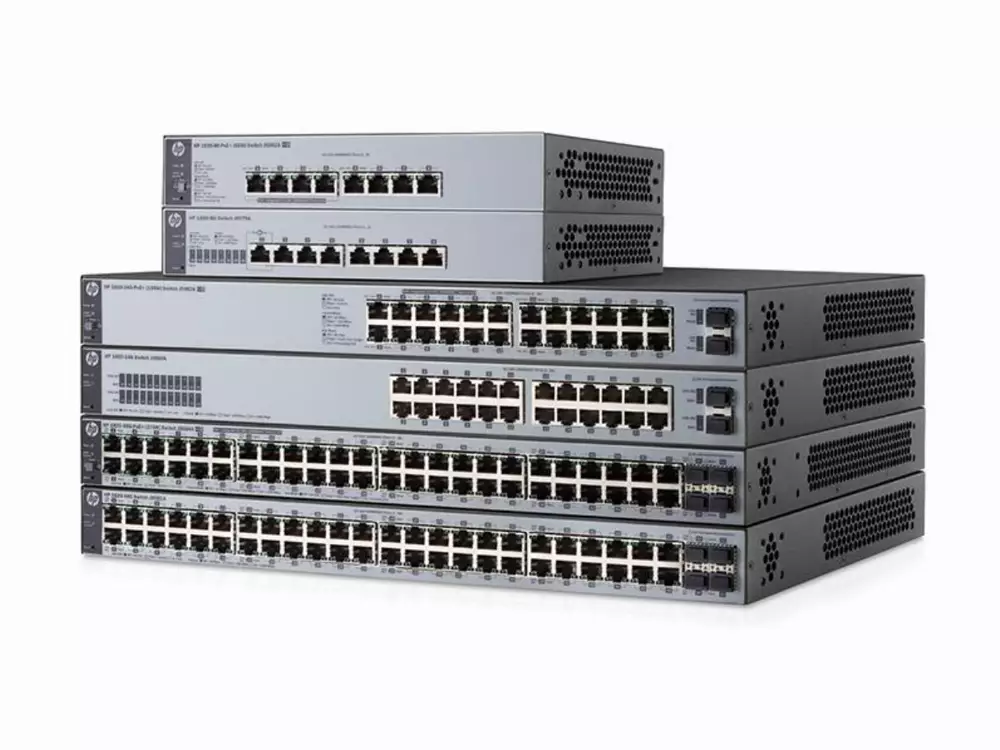 Суич HP OfficeConnect 1820, 48 портов управляем, 4xSPF, PoE+, Gigabit