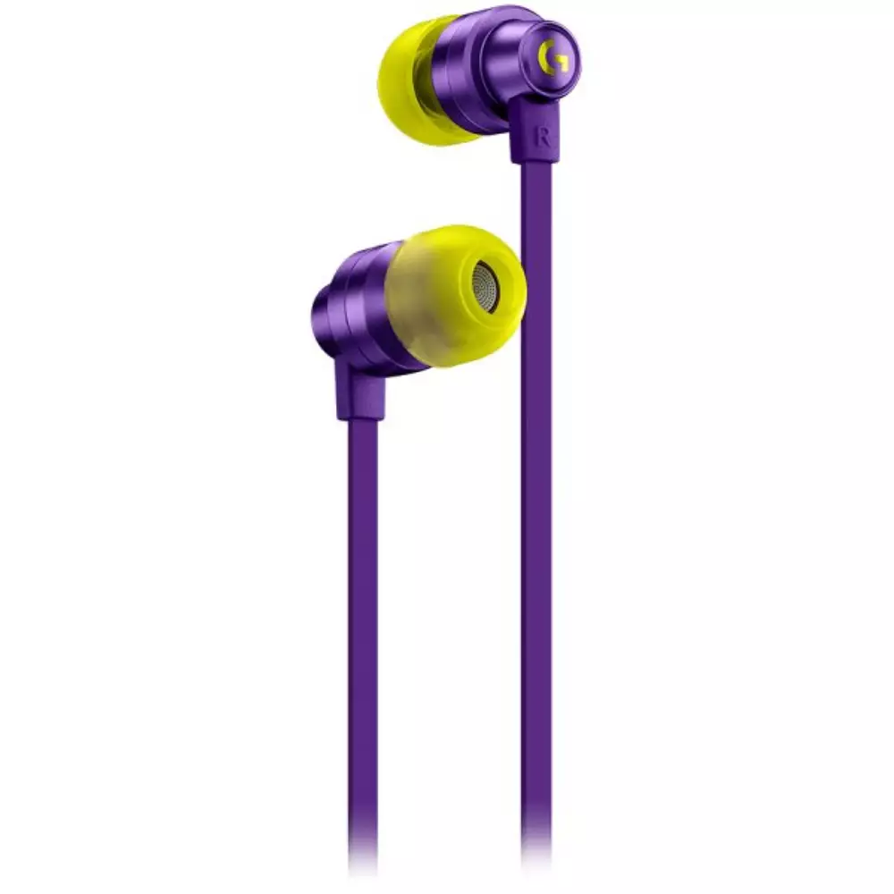 Слушалки Logitech G333 Purple in-ear 3.5 mm - 981-000936