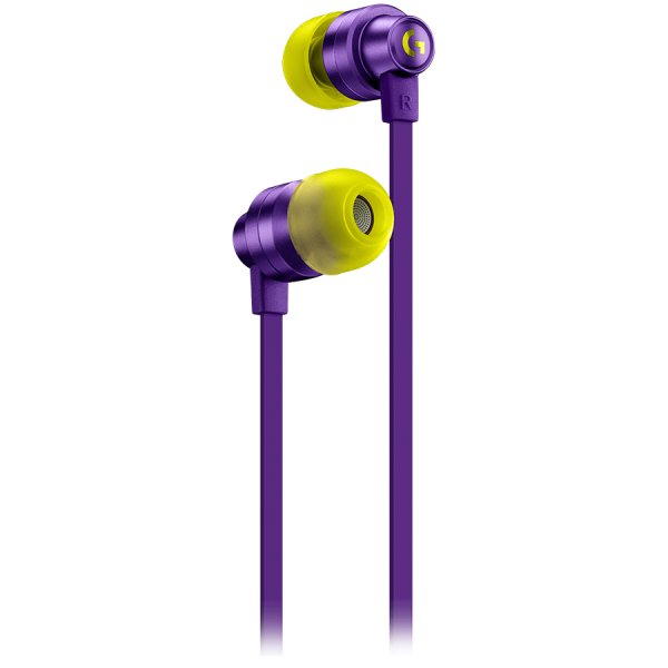 Слушалки Logitech G333 Purple in-ear 3.5 mm - 981-000936