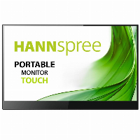 Тъч монитор HANNSPREE HT 161 CGB, TFT, 15.6 inch, Wide, Full HD, USB-C, HDMI, 10 Point Touch, Сребрист