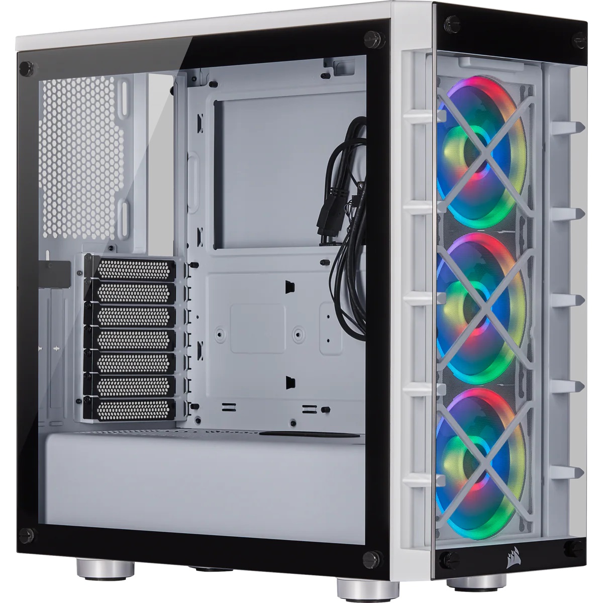 Кутия Corsair iCUE 465X RGB White