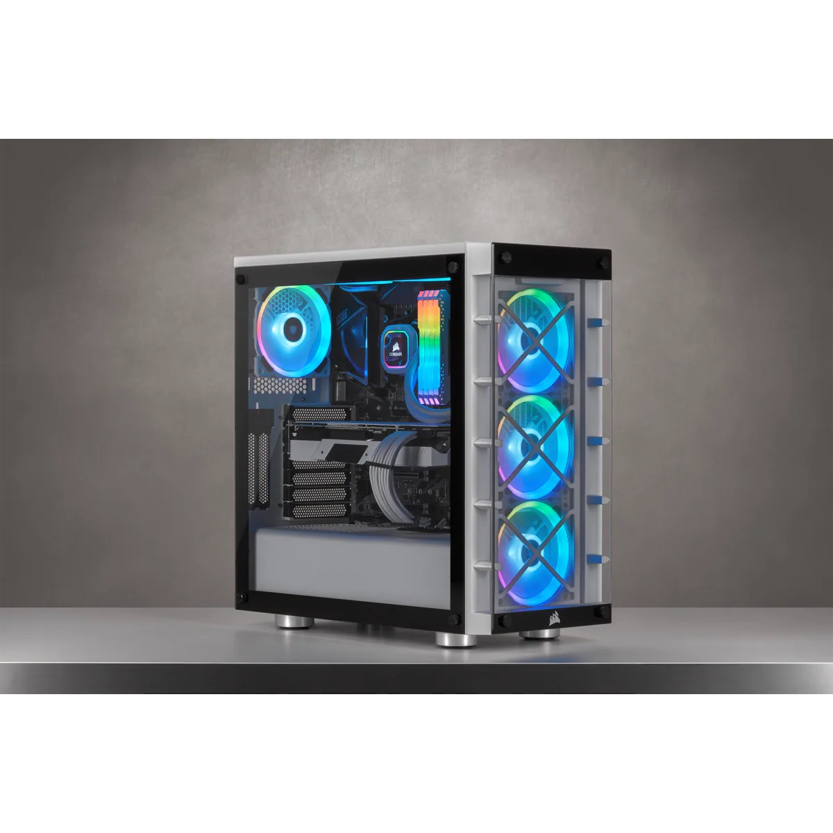 Кутия Corsair iCUE 465X RGB White