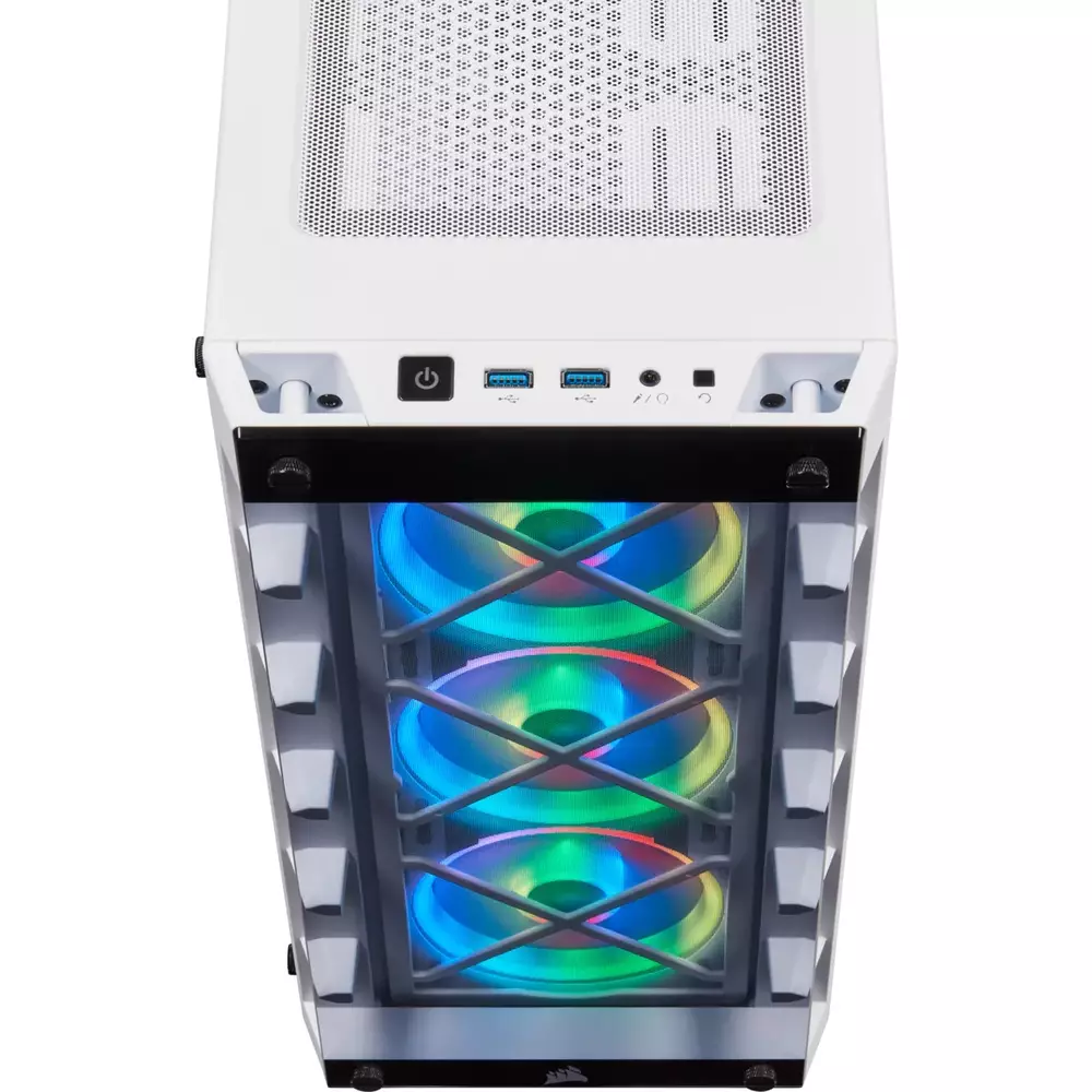Кутия Corsair iCUE 465X RGB White