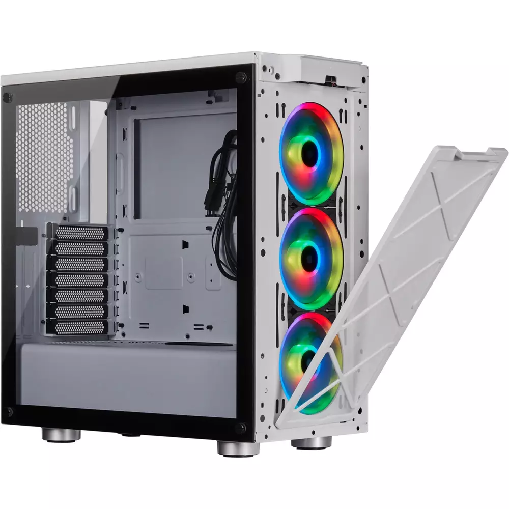Кутия Corsair iCUE 465X RGB White