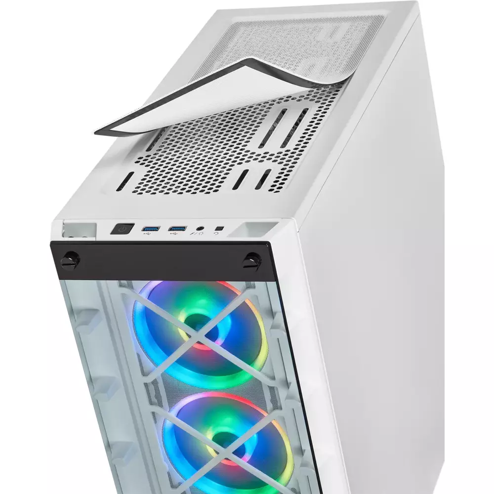 Кутия Corsair iCUE 465X RGB White