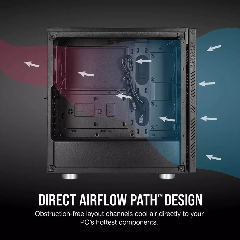 Кутия Corsair 275R Airflow Tempered Glass