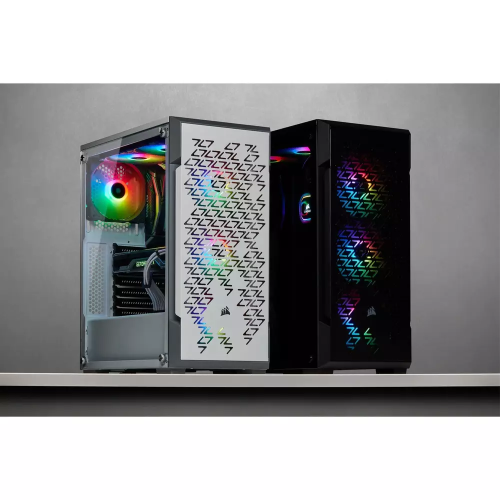 Кутия Corsair iCUE 220T RGB Airflow Tempered Glass