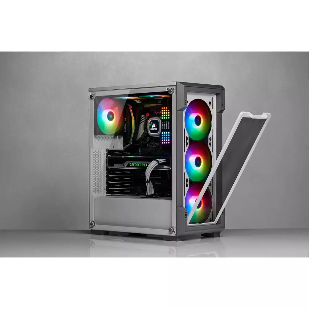 Кутия Corsair iCUE 220T RGB Airflow Tempered Glass