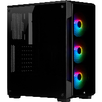 Кутия Corsair iCUE 220T RGB Tempered Glass black