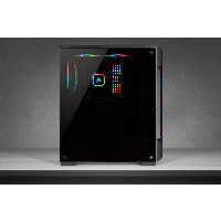 Кутия Corsair iCUE 220T RGB Tempered Glass black