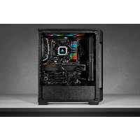 Кутия Corsair iCUE 220T RGB Tempered Glass black