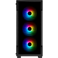 Кутия Corsair iCUE 220T RGB Tempered Glass black