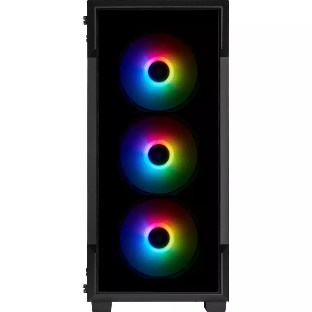 Кутия Corsair iCUE 220T RGB Tempered Glass black