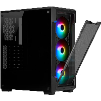 Кутия Corsair iCUE 220T RGB Tempered Glass black