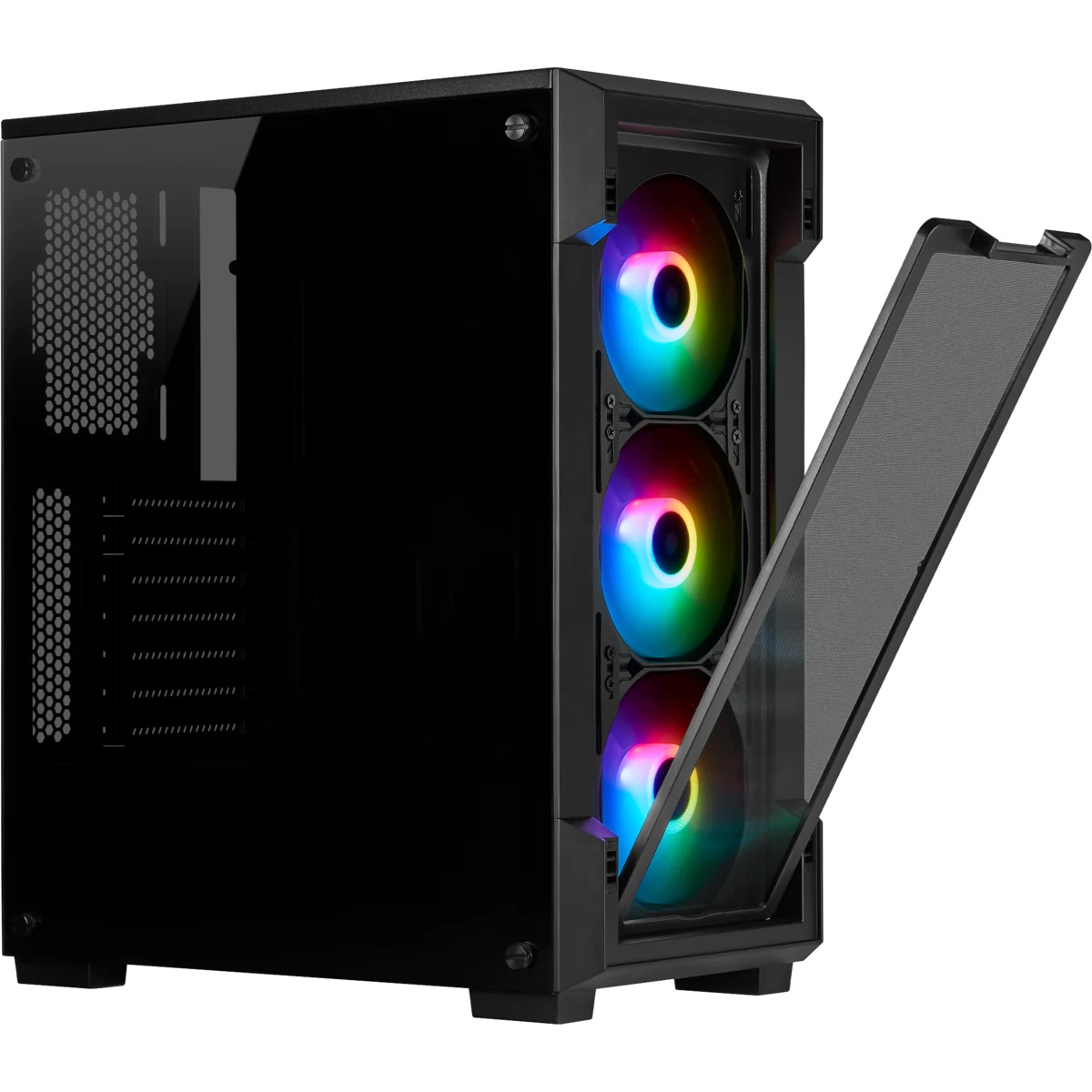 Кутия Corsair iCUE 220T RGB Tempered Glass black