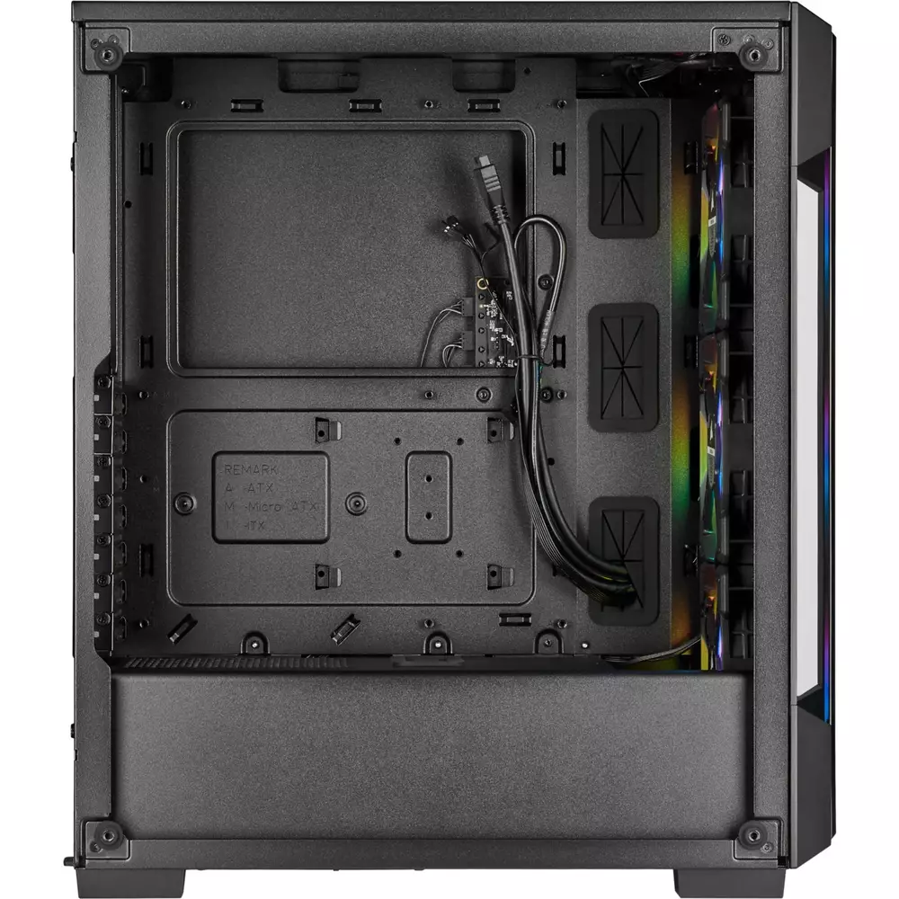 Кутия Corsair iCUE 220T RGB Tempered Glass black