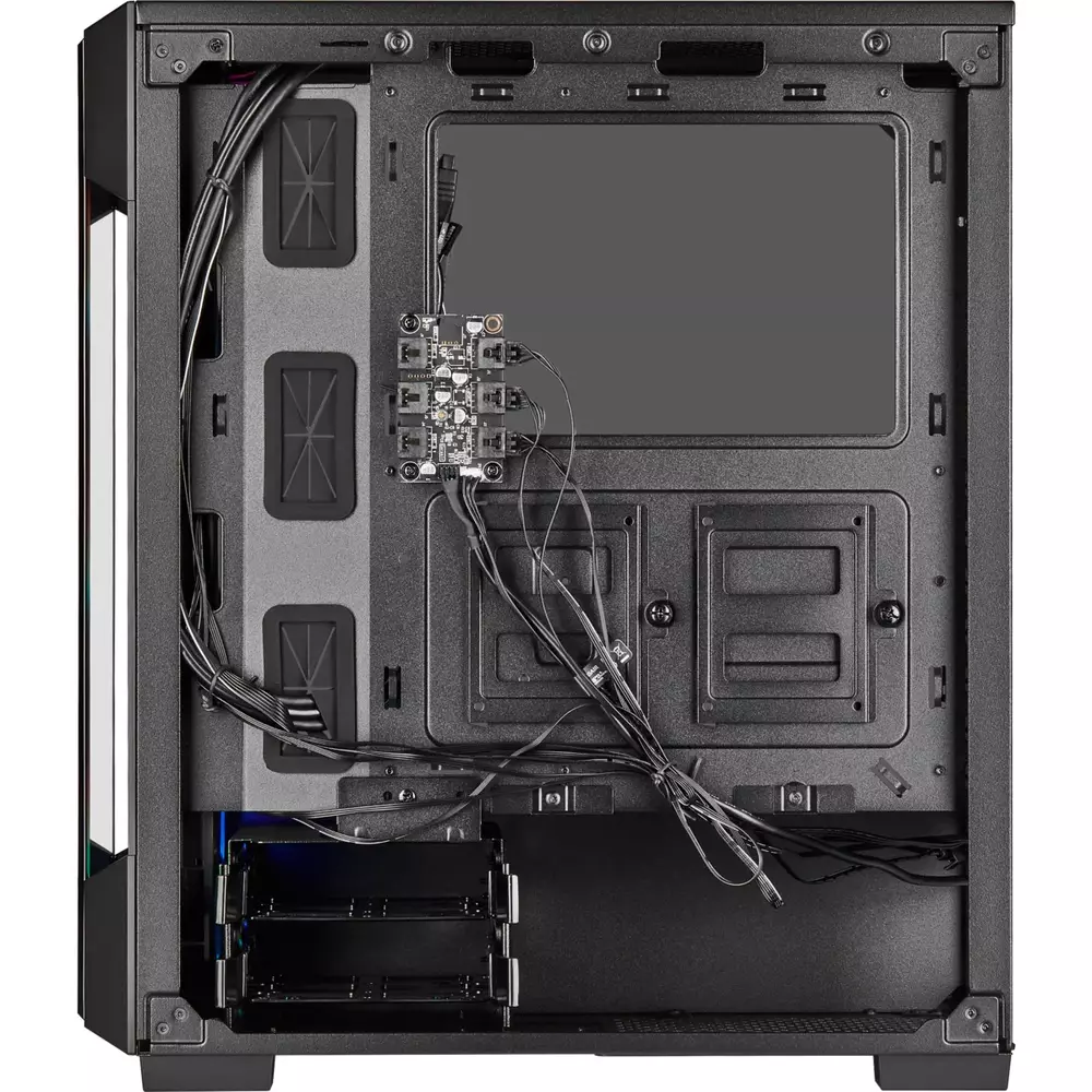 Кутия Corsair iCUE 220T RGB Tempered Glass black