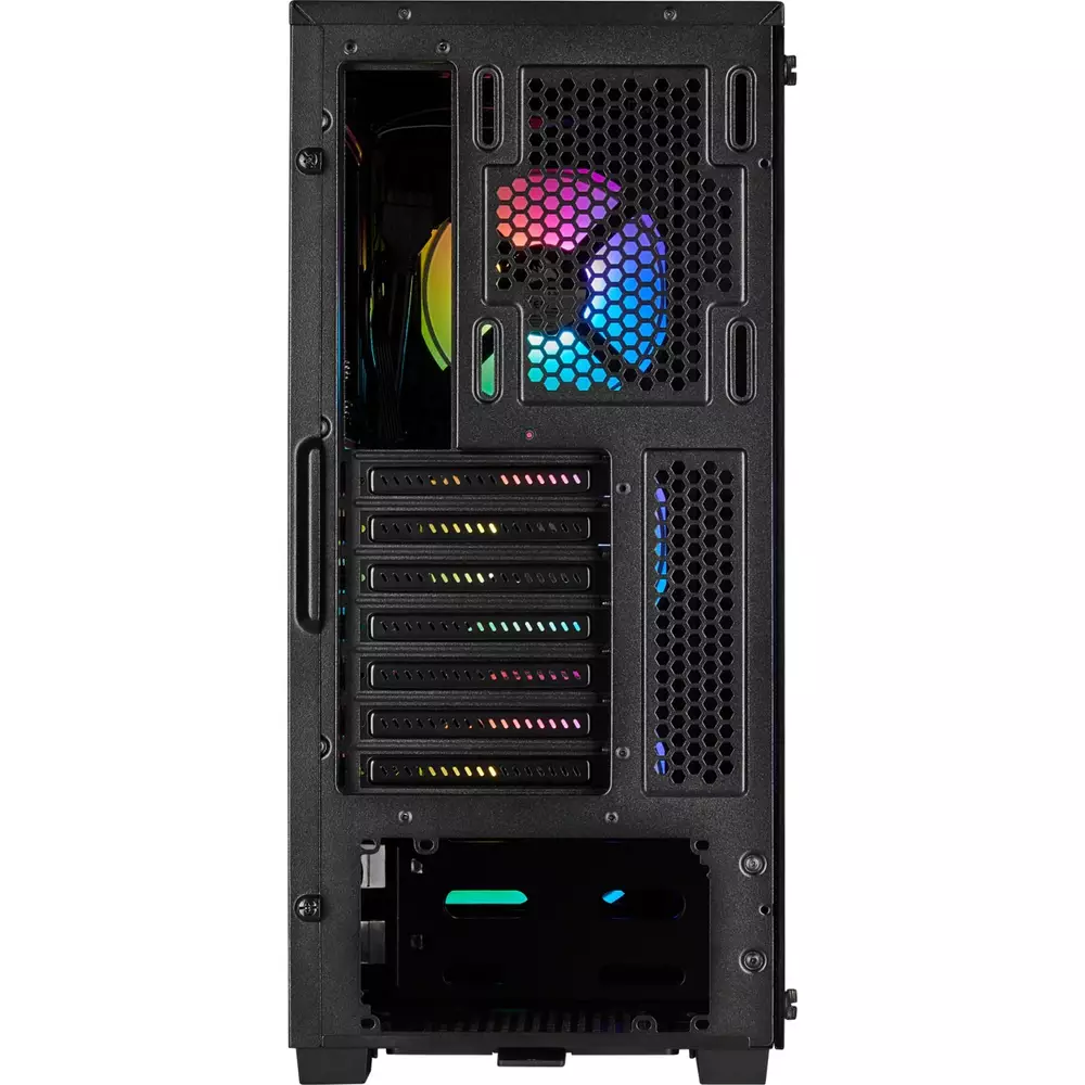 Кутия Corsair iCUE 220T RGB Tempered Glass black
