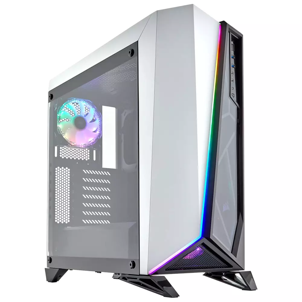 Кутия Corsair Carbide Series SPEC-OMEGA RGB White - CC-9011141-WW