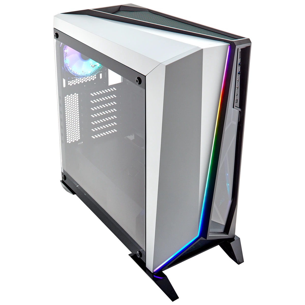 Кутия Corsair Carbide Series SPEC-OMEGA RGB White - CC-9011141-WW
