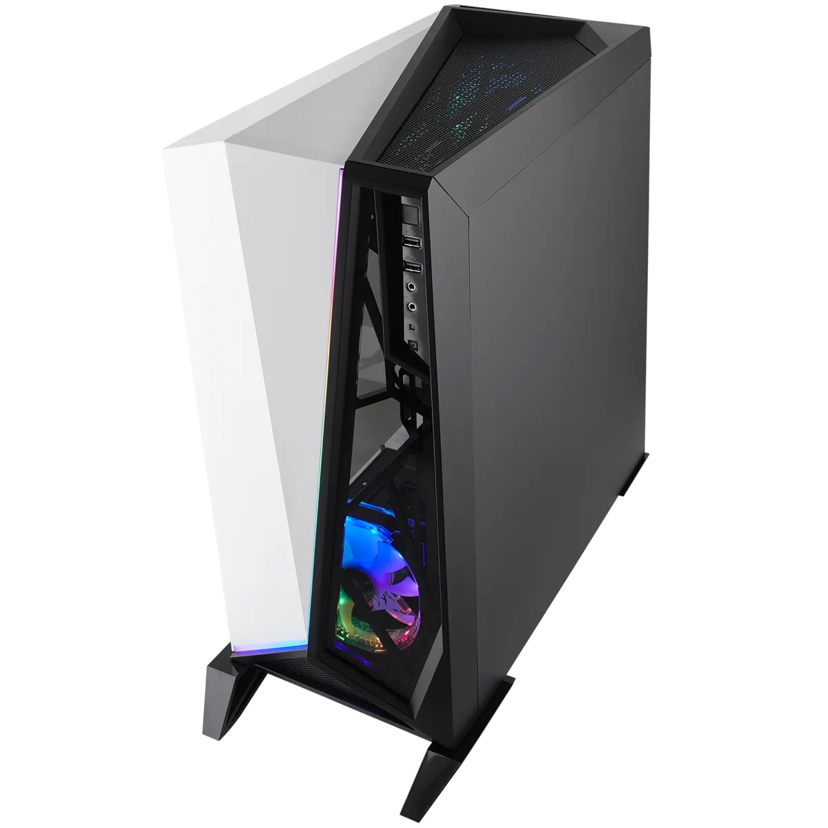 Кутия Corsair Carbide Series SPEC-OMEGA RGB White - CC-9011141-WW