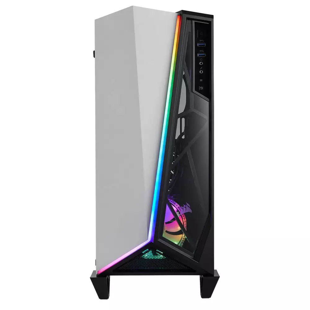 Кутия Corsair Carbide Series SPEC-OMEGA RGB White - CC-9011141-WW