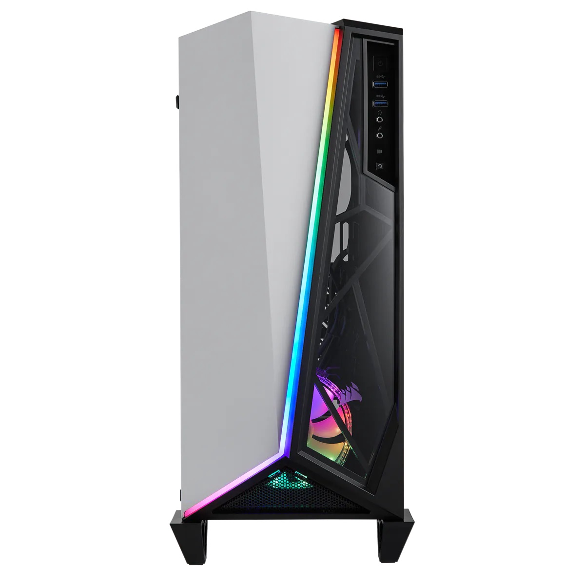 Кутия Corsair Carbide Series SPEC-OMEGA RGB White - CC-9011141-WW