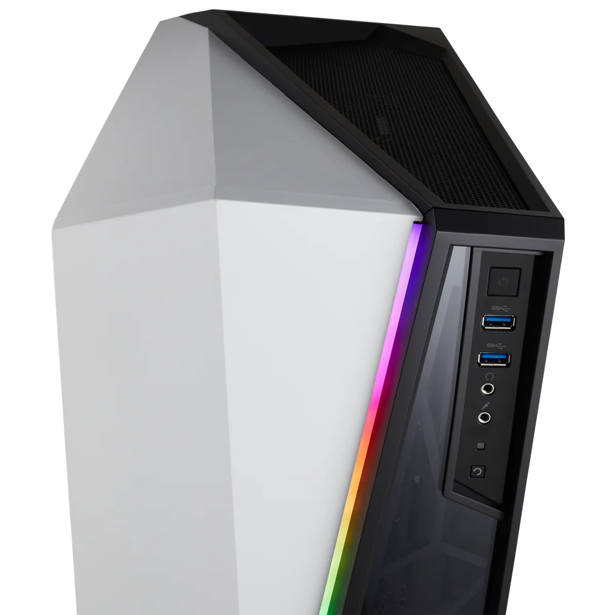 Кутия Corsair Carbide Series SPEC-OMEGA RGB White - CC-9011141-WW