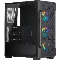 Кутия Corsair iCUE 220T RGB Airflow Tempered Glass Black
