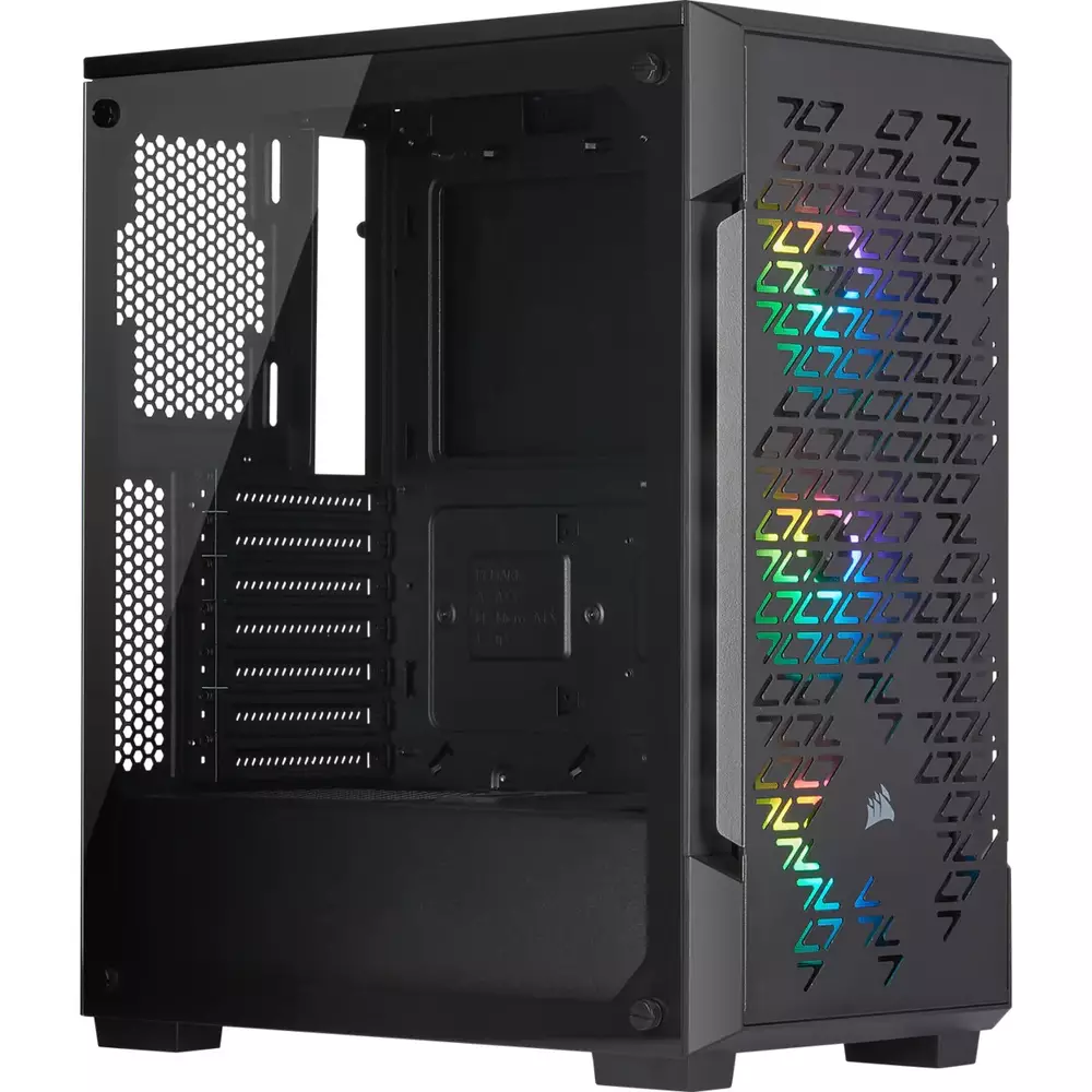 Кутия Corsair iCUE 220T RGB Airflow Tempered Glass Black