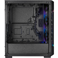 Кутия Corsair iCUE 220T RGB Airflow Tempered Glass Black