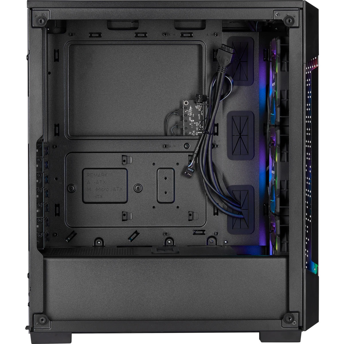 Кутия Corsair iCUE 220T RGB Airflow Tempered Glass Black