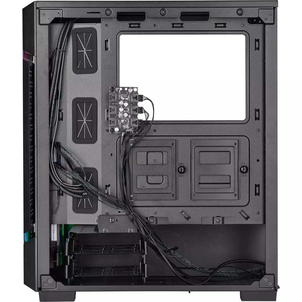 Кутия Corsair iCUE 220T RGB Airflow Tempered Glass Black