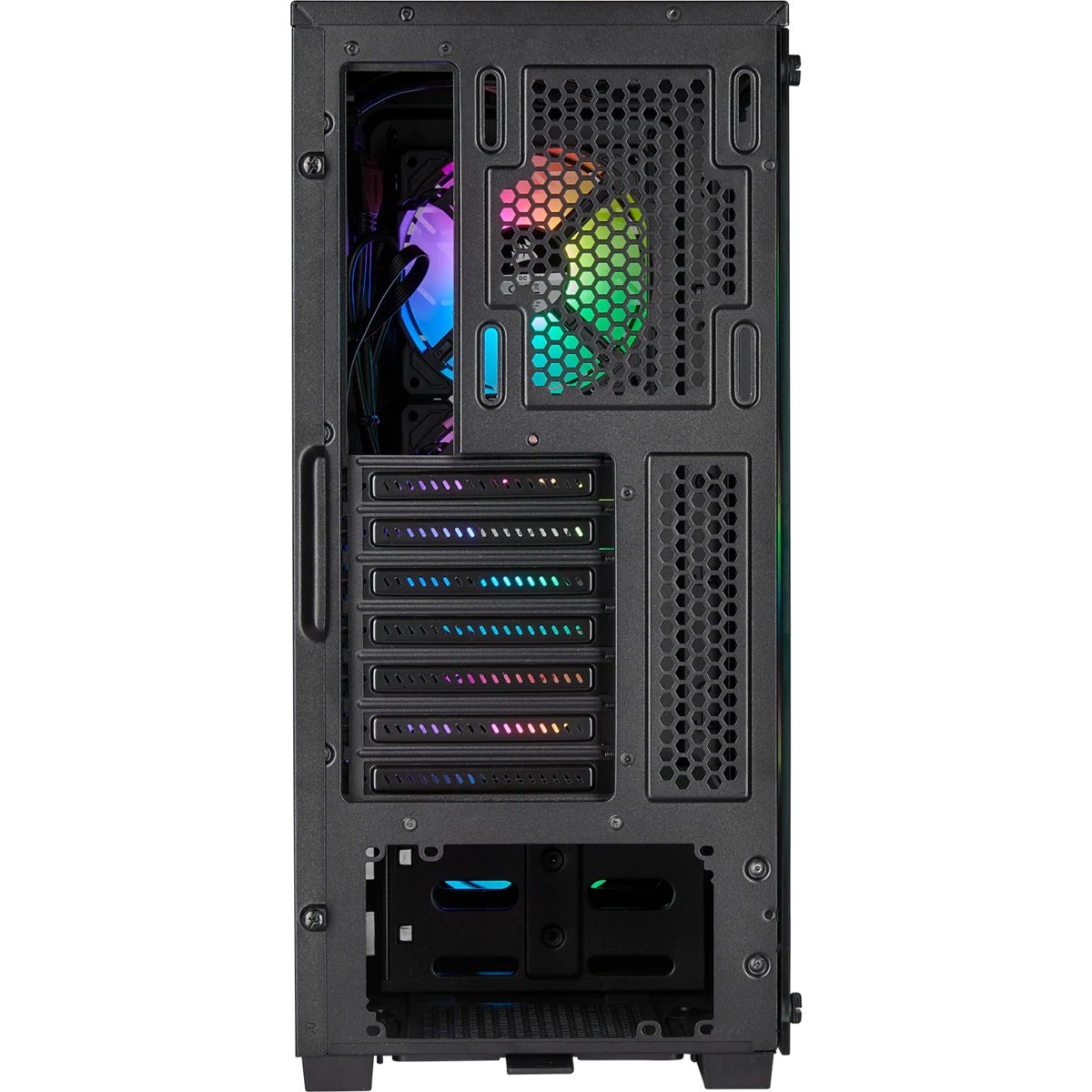 Кутия Corsair iCUE 220T RGB Airflow Tempered Glass Black