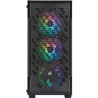 Кутия Corsair iCUE 220T RGB Airflow Tempered Glass Black