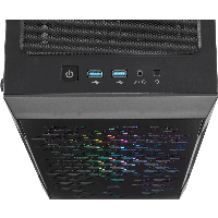 Кутия Corsair iCUE 220T RGB Airflow Tempered Glass Black