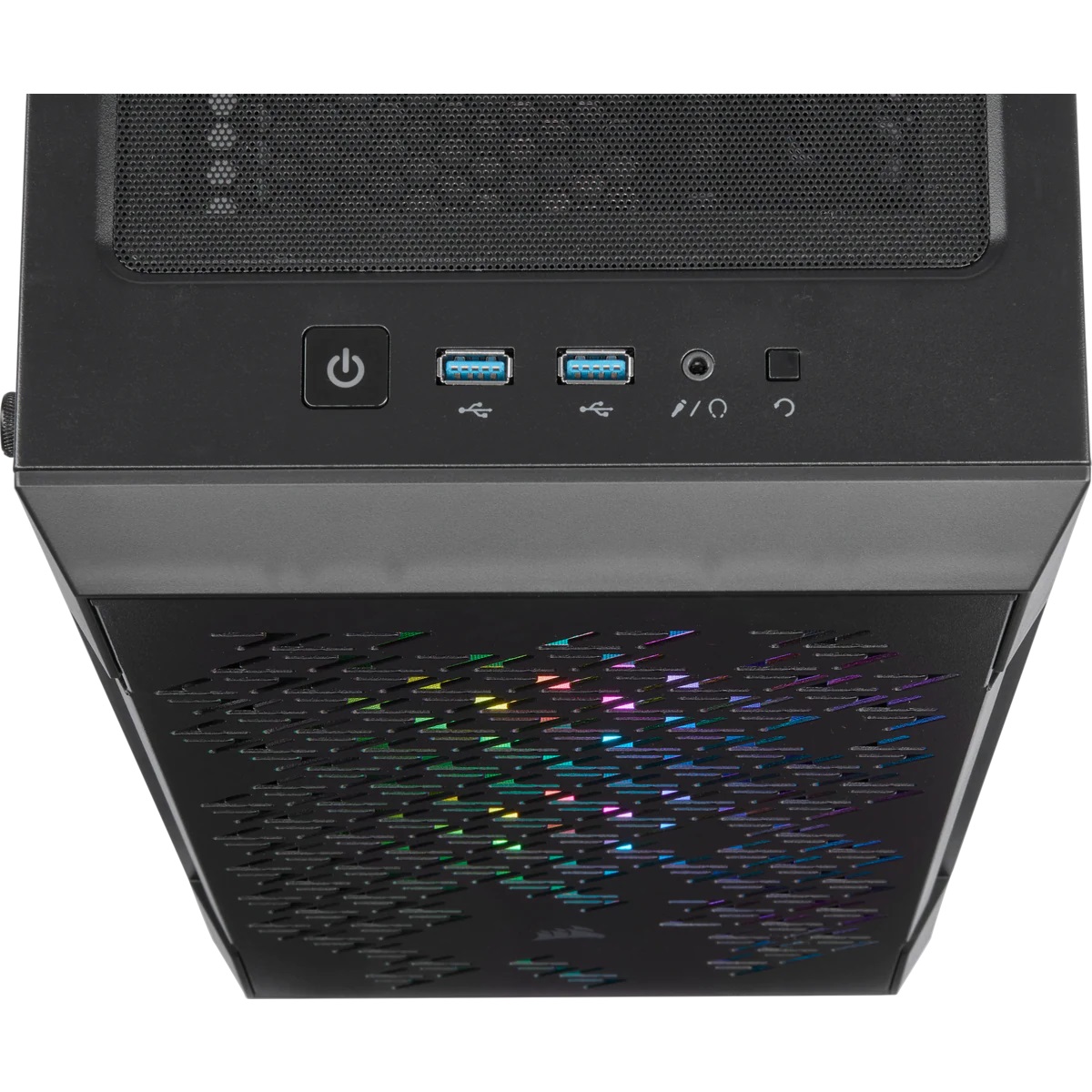 Кутия Corsair iCUE 220T RGB Airflow Tempered Glass Black