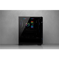 Кутия Corsair iCUE 220T RGB Airflow Tempered Glass Black