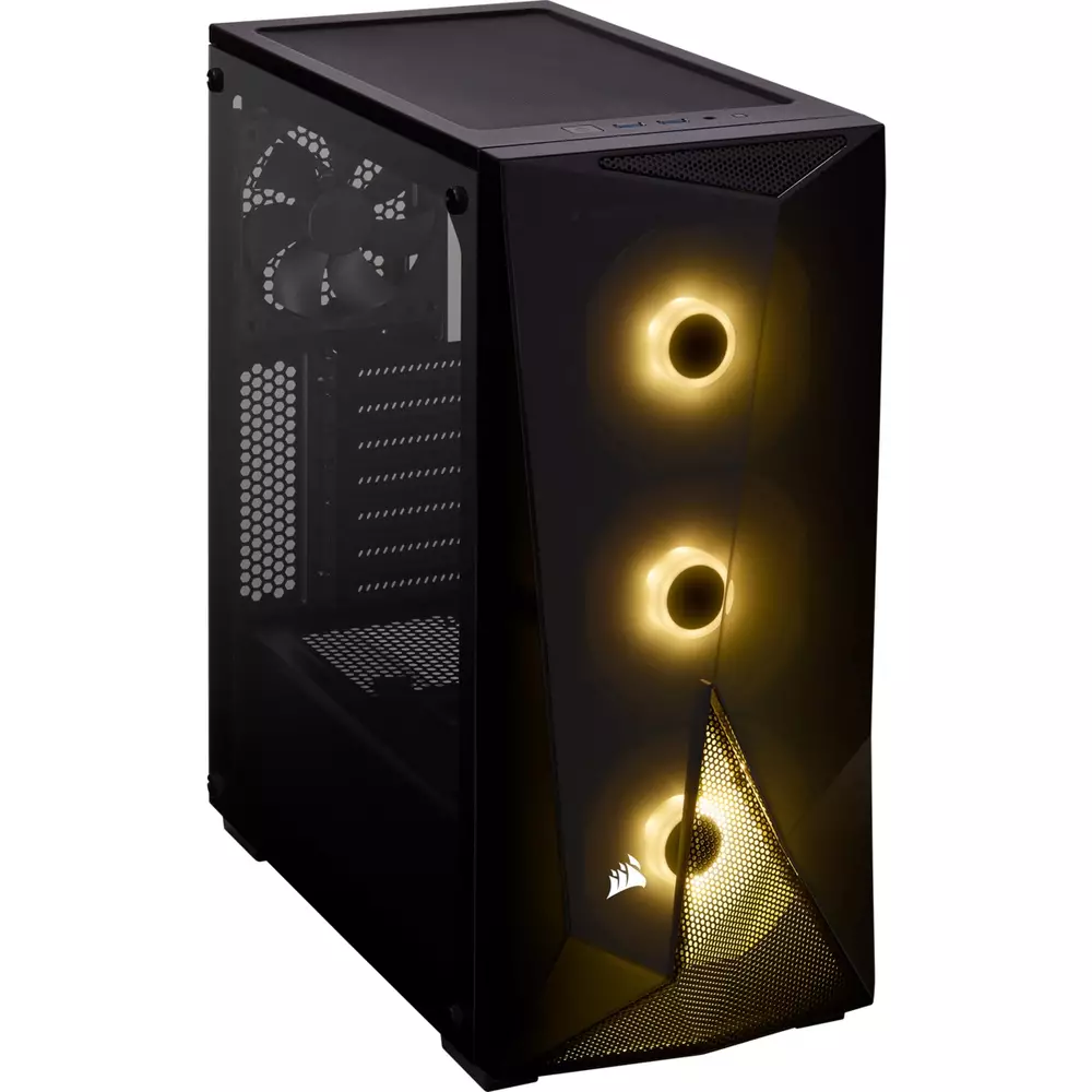 Кутия Corsair Carbide Series SPEC-DELTA RGB Tempered Glass Black