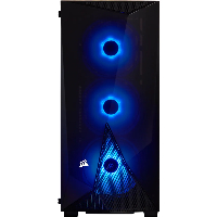 Кутия Corsair Carbide Series SPEC-DELTA RGB Tempered Glass Black