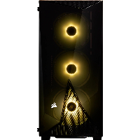 Кутия Corsair Carbide Series SPEC-DELTA RGB Tempered Glass Black