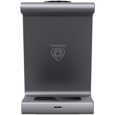 Безжично зарядно PRESTIGIO 3 in 1 wireless - PCS109X_SG