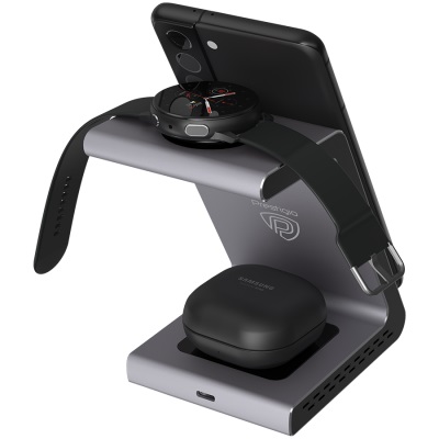 Безжично зарядно PRESTIGIO 3 in 1 wireless - PCS109X_SG