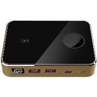 Външна батерия Prestigio Graphene Gold PD Watch Edition, 10 000 mAh, Fast Charge