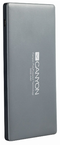PowerBank Canyon CNS-TPBP5DG, тъмносив - CNS-TPBP5DG