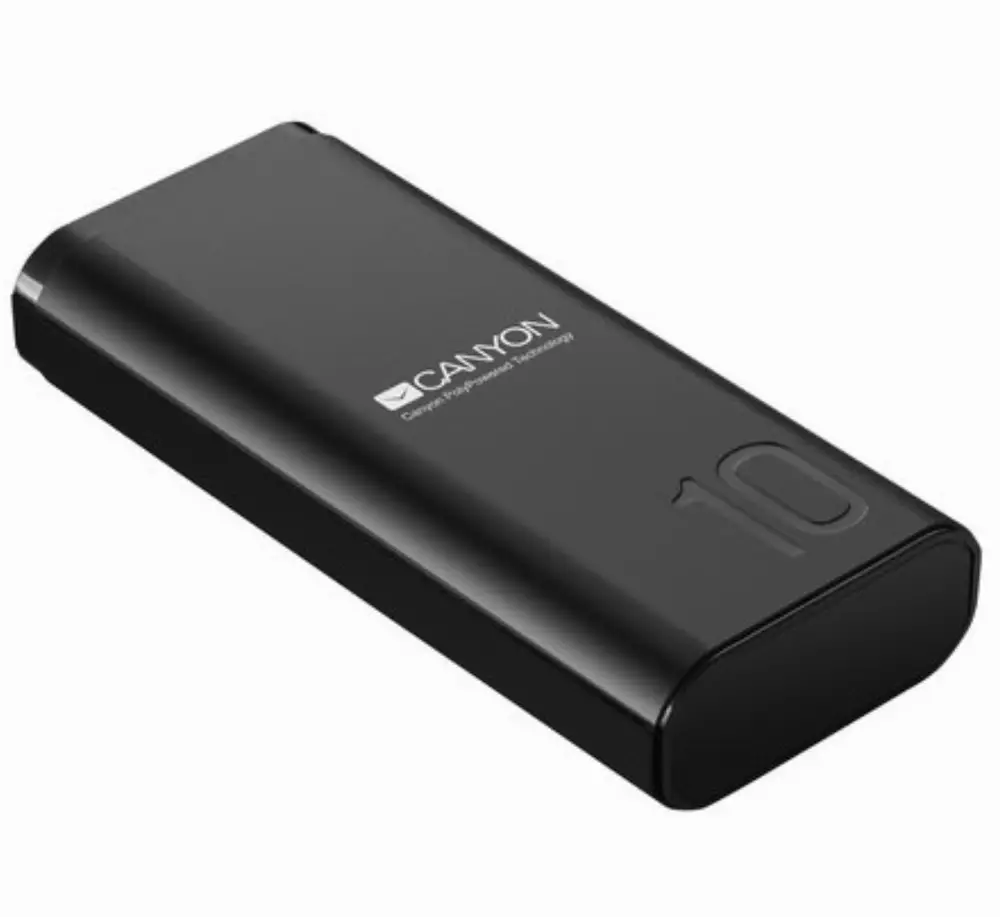 Външна батерия Canyon PB-103 10000 mAh, черен - CNE-CPB010B